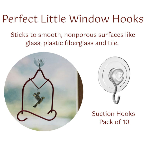 Pop's Birding - Pop's Birding Perfect Little Suction Hooks, 10 count - Default Title