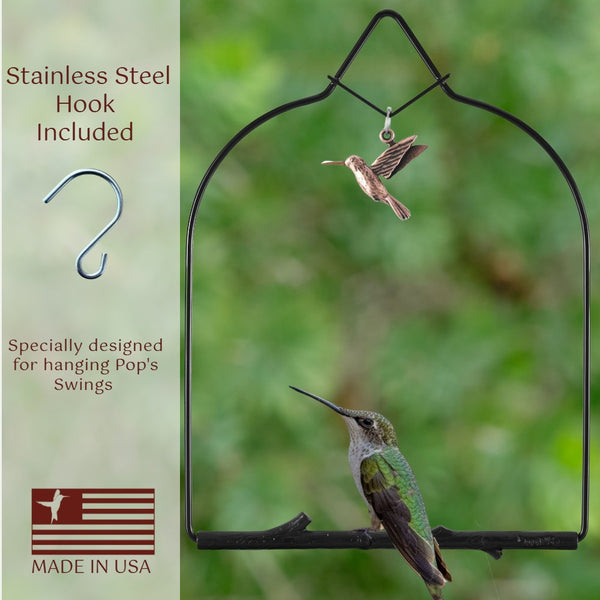 Pop's® Charm Hummingbird Swing