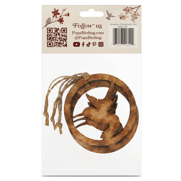 Pop's® Hummingbird Ornament, 3 Pack