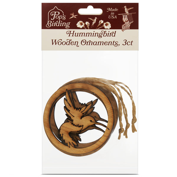 Pop's® Hummingbird Ornament, 3 Pack